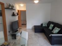 TV a/nebo společenská místnost v ubytování Appartement avec Solarium