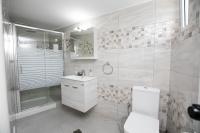 A bathroom at Kallithea Studios