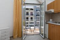 A kitchen or kitchenette at Kallithea Studios