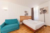 Residhotel Vieux Portにあるベッド