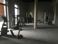 Posilňovňa alebo fitness centrum v ubytovaní Apartament Muszelka