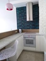 Kuchyňa alebo kuchynka v ubytovaní Sea Cliff Apartment Rewal
