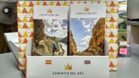 a box with a picture of a mountain at Hostal Caminito del Rey in Alora