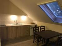 A kitchen or kitchenette at Aurora Panzió