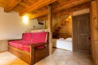 Posteľ alebo postele v izbe v ubytovaní Le Petit Coeur Residence De Montagne