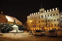 Hotel Na Hradbách v zimě