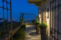 A balcony or terrace at Relais San Vigilio al Castello