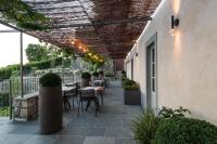 A balcony or terrace at Relais San Vigilio al Castello