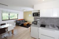 Kuchyň nebo kuchyňský kout v ubytování Apartmán Stará škola