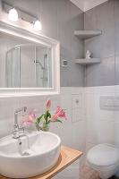 Kúpeľňa v ubytovaní Apartament Kopernika 25