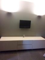 A television and/or entertainment centre at Uniclub House