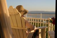 Ein Balkon oder eine Terrasse in der Unterkunft Pismo Lighthouse Suites