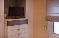 Kuchyň nebo kuchyňský kout v ubytování Santa Clara Apartments