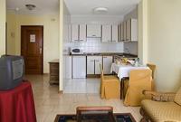 Kuchyň nebo kuchyňský kout v ubytování Hotel Millan