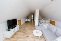 TV a/nebo společenská místnost v ubytování Farmstay Marianówka u Tesi