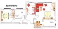 The floor plan of Haus Garni Luggi Leitner