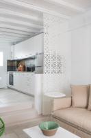 Kuchyňa alebo kuchynka v ubytovaní Villa Del Sol Mykonos