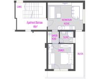 Plán poschodí v ubytovaní Apartmenthaus Juen