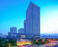 長沙市にあるWanda Vista Changshaの都市の高層ビルのレンダリング