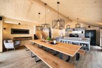Kuchyňa alebo kuchynka v ubytovaní Ferienhaus zum Stubaier Gletscher - Dorf