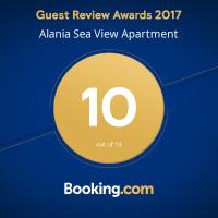 Certifikát, hodnocení, plakát nebo jiný dokument vystavený v ubytování Alania Sea View Apartment