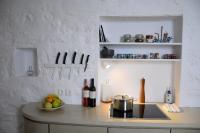 Kuchyň nebo kuchyňský kout v ubytování Ecloge, Hydra Island