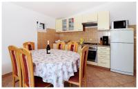 Kuchyň nebo kuchyňský kout v ubytování Apartmani Petra