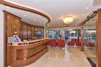 The lobby or reception area at Marcello Hotel