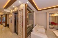 A seating area at Marcello Hotel