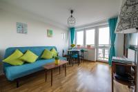 Kuchyňa alebo kuchynka v ubytovaní WSTApartments Salezego 6 Apartament z widokiem na Stadion Narodowy