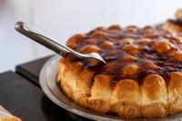 a fork in a cake on a plate at Daniela Diving Resort Dahab in Dahab