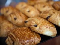 a bunch of pastries sitting on a plate at The Z Hotel Liverpool in Liverpool