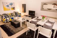 TV a/nebo společenská místnost v ubytování Apartamento Moderno