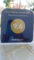 Certifikát, hodnocení, plakát nebo jiný dokument vystavený v ubytování Panorama Apartments