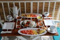 Eten bij of ergens in de buurt van het pension

