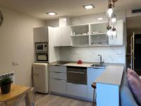 Kuchyň nebo kuchyňský kout v ubytování Villa de Plan Apartments&Suites