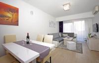 Televízia a/alebo spoločenská miestnosť v ubytovaní Apartman Jurilj