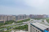 アパートメントから撮影された、または一般的な鄭州市の景色