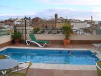 The swimming pool at or close to Santiago