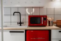 Kuchnia lub aneks kuchenny w obiekcie Street Food Possonium Apartments