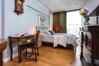Posteľ alebo postele v izbe v ubytovaní Apartament Triton Park