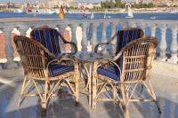 A balcony or terrace at Nile Sunrise Flats