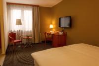 Postel nebo postele na pokoji v ubytování Central Hotel Löwen