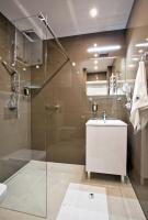 Kúpeľňa v ubytovaní Apartamenty Żuraw