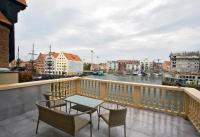 Balkón alebo terasa v ubytovaní Apartamenty Żuraw