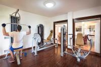 Posilňovňa alebo fitness centrum v ubytovaní Hotel Santa Gilla