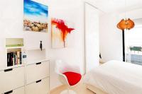 Postel nebo postele na pokoji v ubytování San Juan FreshApartments