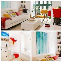 Postel nebo postele na pokoji v ubytování San Juan FreshApartments