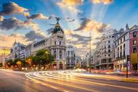 Nespecifikovaný výhled na destinaci Madrid nebo výhled na město při pohledu z apartmánu