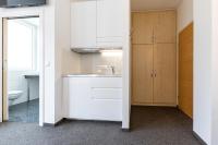 Kuchyň nebo kuchyňský kout v ubytování Vienna Cube Apartments Contactless Check IN